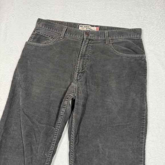 Levis 559 Jeans Mens 34x32 Relaxed Straight Corduroy Pants Casual Comfortable - Picture 1 of 16